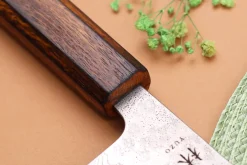 Couteau de chef 21cm japonais artisanal Yuzo Enju Damas 440C