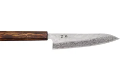 Couteau de chef 18cm japonais artisanal Yuzo Enju Damas 440C