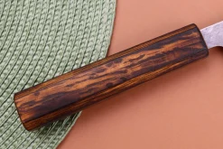 Couteau de chef 18cm japonais artisanal Yuzo Enju Damas 440C