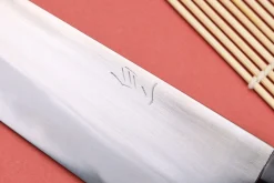 Couteau de chef 18cm japonais artisanal Naoki Mazaki WS2 poli