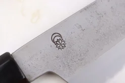 Couteau de chef 24cm japonais artisanal Sakai Kikumori Kikuzuki Rin