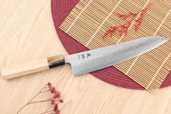 Couteau de chef 21cm japonais artisanal Yuzo Haruto Damas