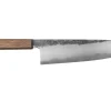 Couteau de chef 24cm japonais artisanal Hado Sumi B1D manche en chêne