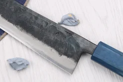 Couteau de chef 21cm japonais artisanal Yoshihiro Rugged Black