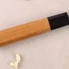 Couteau de chef 20cm japonais artisanal Nigara Hamono Migaki Tsuchime SG2 teck