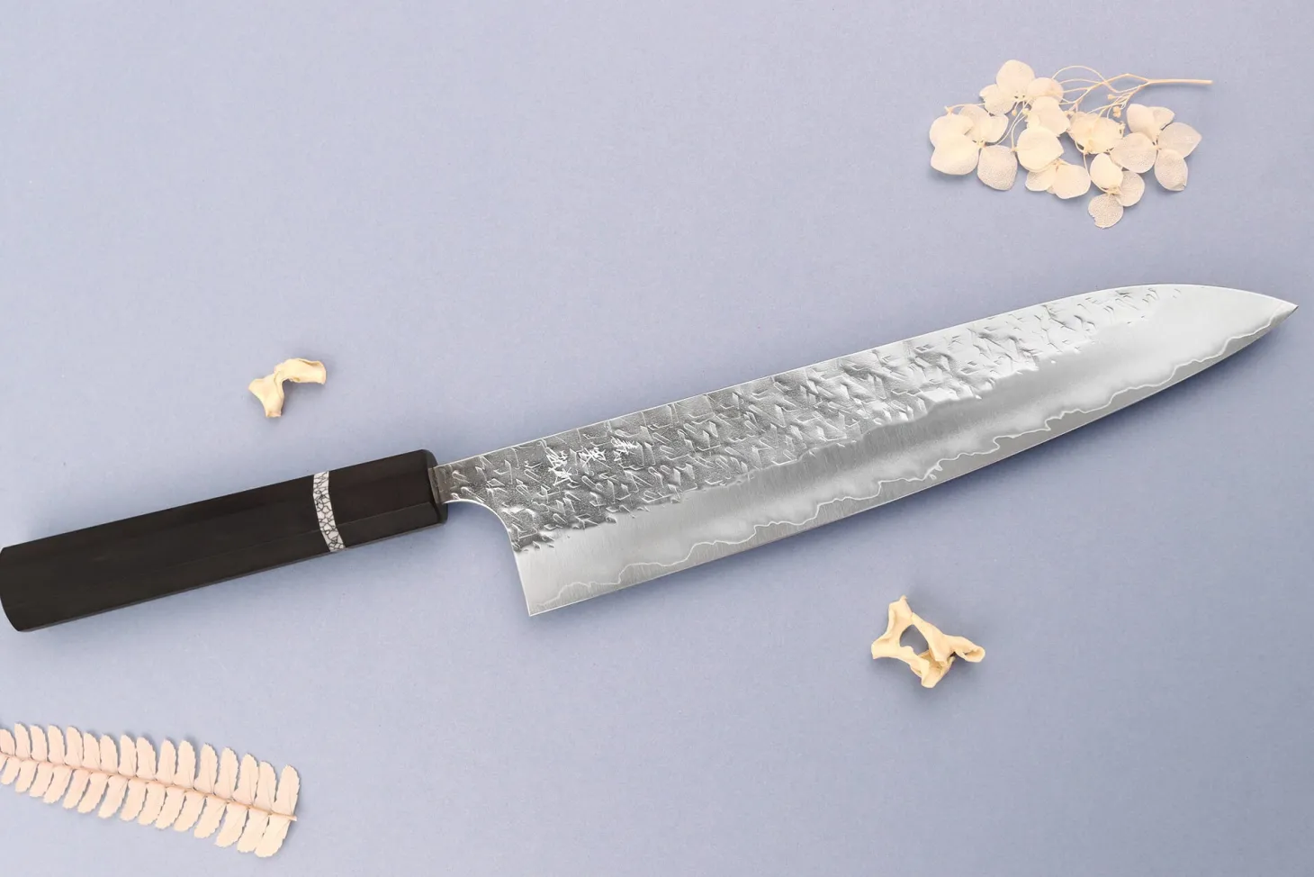 Couteau de chef 24cm japonais artisanal Yoshimi Kato Hyo SG2
