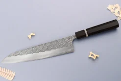 Couteau de chef 24cm japonais artisanal Yoshimi Kato Hyo SG2