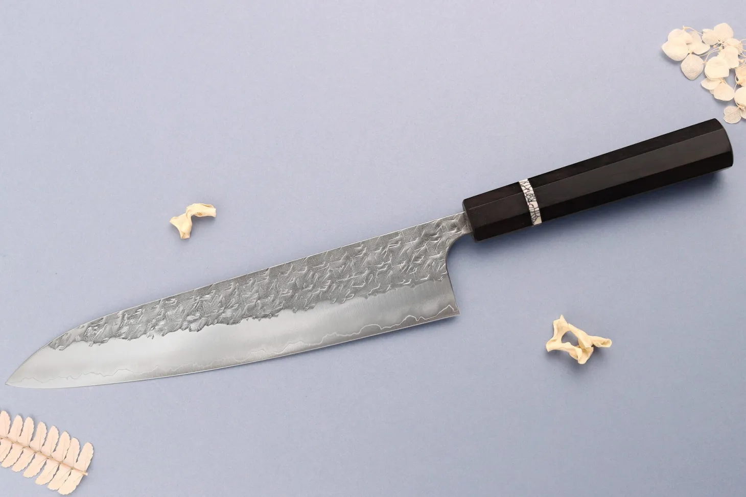 Couteau de chef 24cm japonais artisanal Yoshimi Kato Hyo SG2