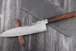 Couteau de chef 24cm japonais artisanal Hado Kirisame Shirogami