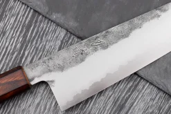Couteau de chef 24cm japonais artisanal Hado Kirisame Shirogami