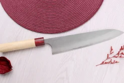 Couteau de chef 24cm japonais artisanal Masakage Yuki Shirogami 2