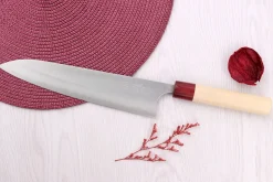 Couteau de chef 24cm japonais artisanal Masakage Yuki Shirogami 2