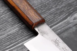 Couteau de chef 21cm japonais artisanal Hado Kirisame Shirogami