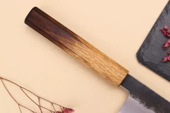 Couteau de chef 24cm japonais artisanal Hado Sumi WS2