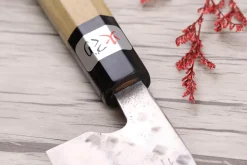 Couteau de chef 18cm japonais artisanal Fujiwara Maboroshi manche en magnolia