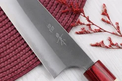 Couteau de chef 18cm japonais artisanal Masakage Yuki Shirogami 2
