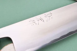 Couteau de chef 21cm japonais artisanal Toshihiro Wakui Shirogami 2 San Maï poli