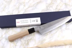 Couteau de chef 21cm japonais artisanal Sakai Kikumori Kikuzuki Rin