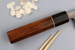 Couteau de chef 18cm japonais artisanal Yuzo Black Nashiji