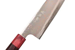 Couteau de chef 21cm japonais artisanal Takeshi Saji VG10 Rainbow