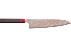 Couteau de chef 24cm japonais artisanal Takeshi Saji VG10 Rainbow Nashiji
