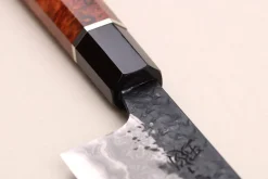 Couteau de chef 21cm japonais artisanal Kisuke Manaka Enn en cognassier avec 2 anneaux