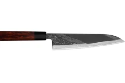 Couteau de chef 21cm japonais artisanal Hinoura Tsukasa River Jump manche bois de fer