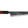 Couteau de chef 21cm japonais artisanal Hinoura Tsukasa River Jump manche bloodwood