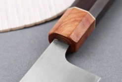 Couteau de chef 21cm japonais artisanal Toshihiro Wakui Aogami 2 damas laminé