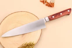 Couteau de chef 18cm japonais Satake Cutlery Brown Pakkawood