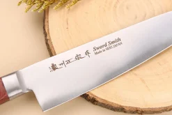 Couteau de chef 18cm japonais Satake Cutlery Brown Pakkawood