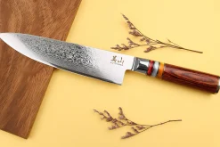 Couteau de chef 20cm Kutoyama damas pakka rainbow