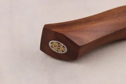 Couteau de chef 20,5cm Ryda Knives A-30 San Maï et manche en noyer