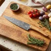 Couteau de chef Deejo Saporem Mundi 20cm manche en bois d'olivier