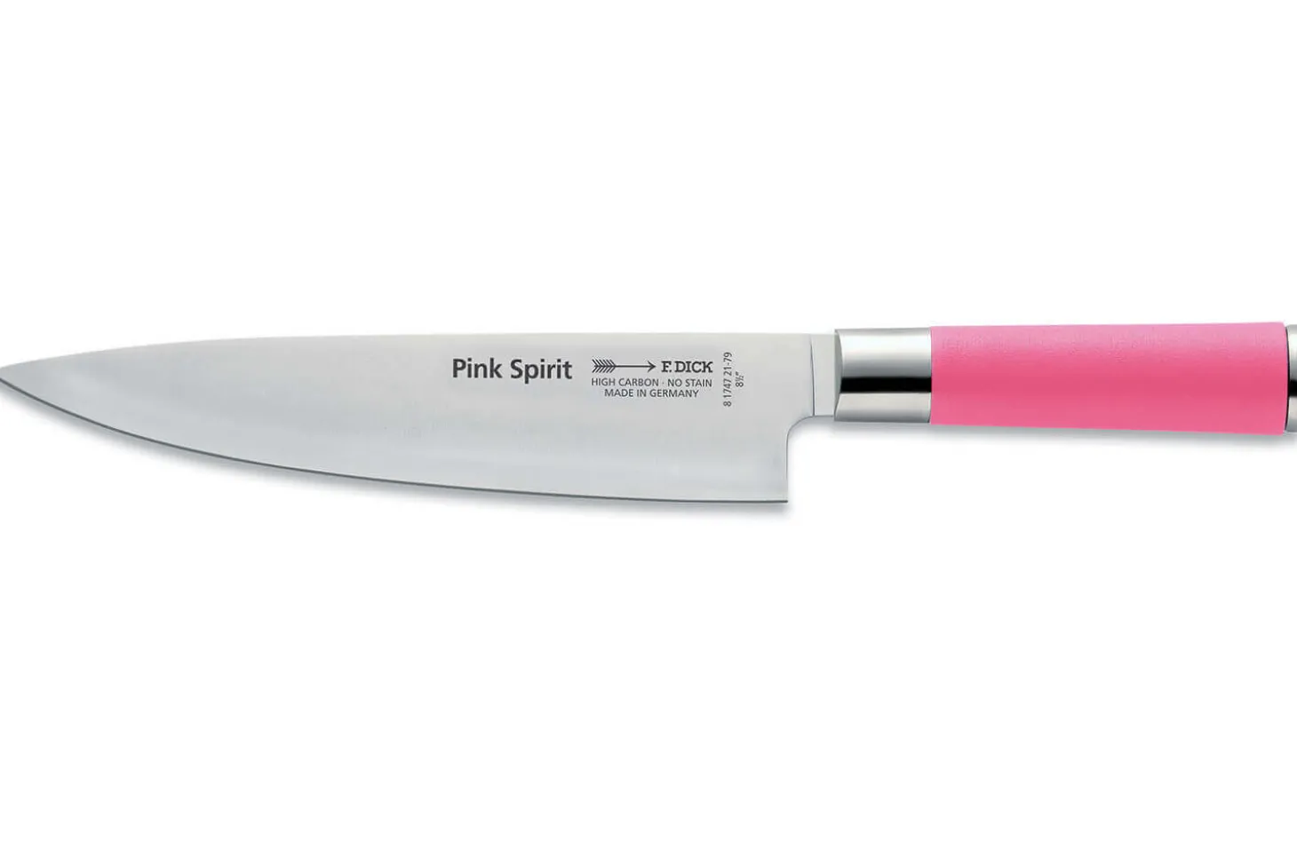 Couteau de chef Dick Pink Spirit lame 21cm manche rose