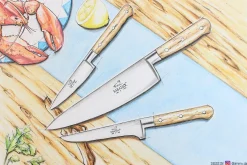 Couteau de chef forgé Sabatier Brocéliande 15cm manche hêtre
