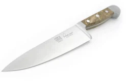 Couteau de chef Güde Alpha Chêne 21cm en acier forgé