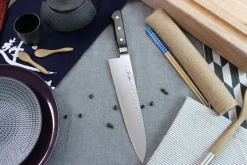 Couteau de chef japonais artisanal Kagekiyo Hammered 24cm