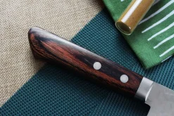 Couteau de chef japonais artisanal Masutani 18cm martelé