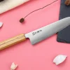 Couteau de chef japonais artisanal Wusaki Migaki G3 18cm