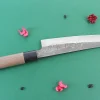 Couteau de chef japonais artisanal Wusaki Nakata BS2 21cm manche en noyer