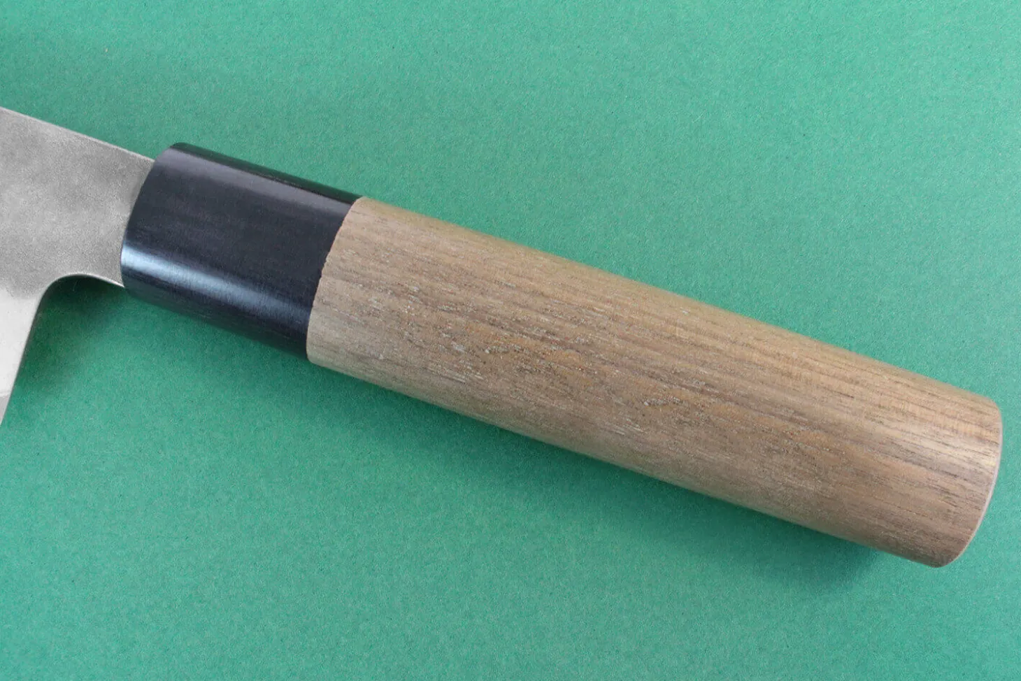 Couteau de chef japonais artisanal Wusaki Nakata BS2 21cm manche en noyer