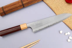 Couteau de chef japonais artisanal Yoshimi Kato AS Nashiji 21cm