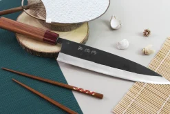 Couteau de chef japonais artisanal Wusaki Yuzo BS2 24cm
