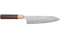 Couteau de chef japonais artisanal Yoshimi Kato AS Nashiji 18cm