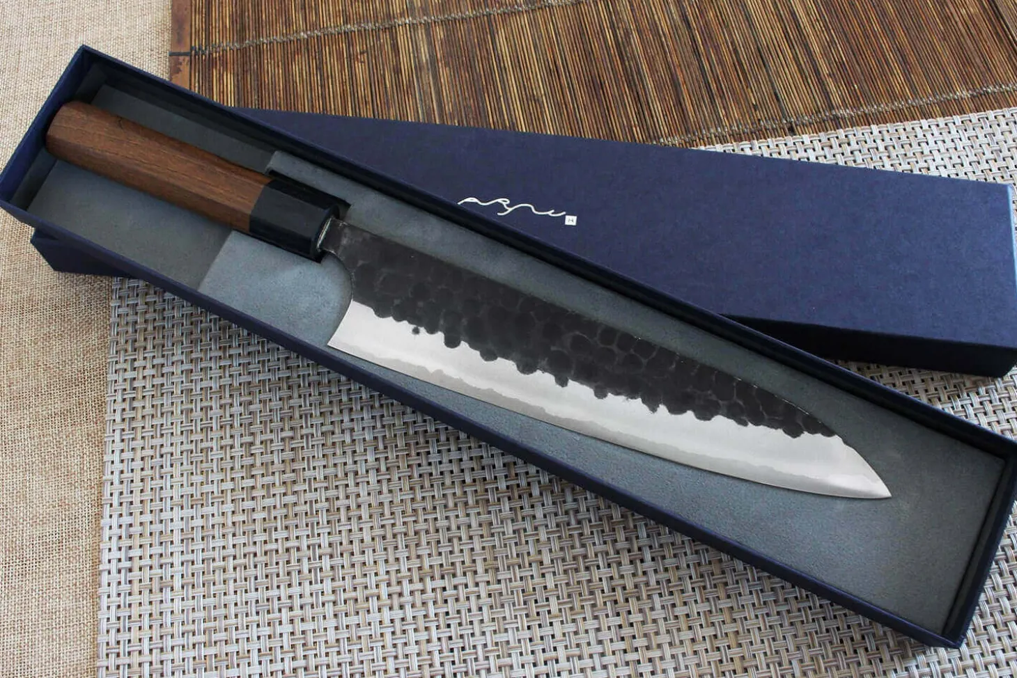 Couteau de chef japonais artisanal Anryu AS 21cm