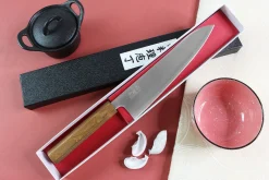 Couteau de chef japonais artisanal Wusaki Migaki G3 21cm
