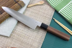 Couteau de chef japonais artisanal Kagekiyo Kurumi Ginsan 21cm