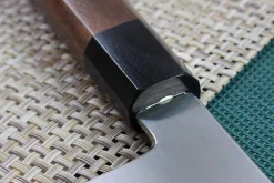 Couteau de chef japonais artisanal Kagekiyo Kurumi Ginsan 24cm