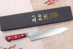 Couteau de chef japonais artisanal Takamura SGR 21cm acier SPG2